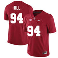Alabama Crimson Tide #94 Edric Hill Football Jersey Stitched