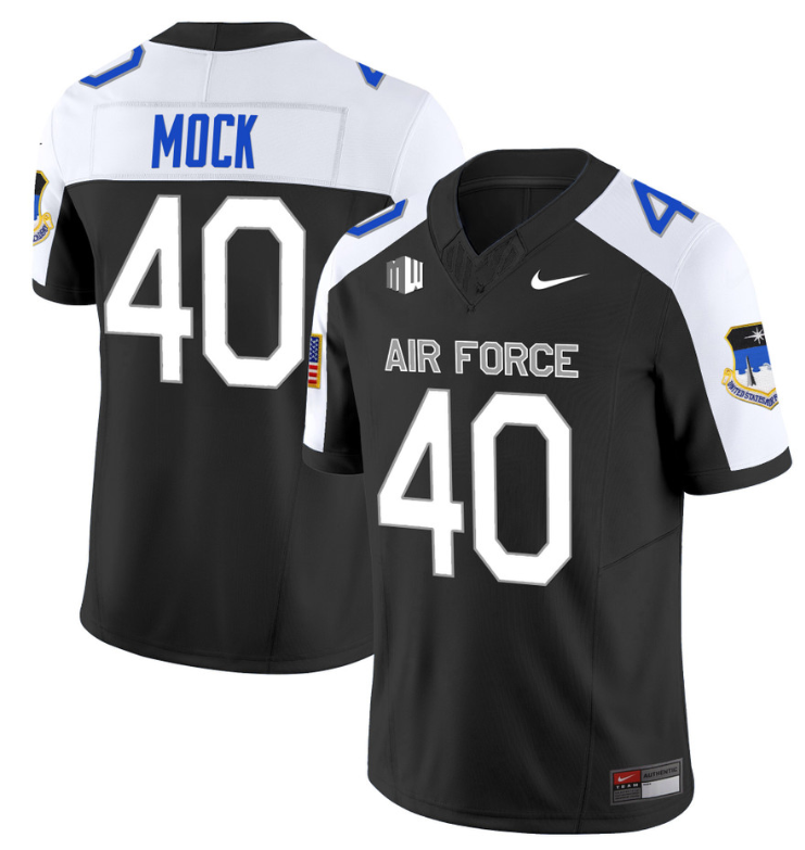 Alec Mock Jersey #40 Air Force Falcons Limited Football Stitched