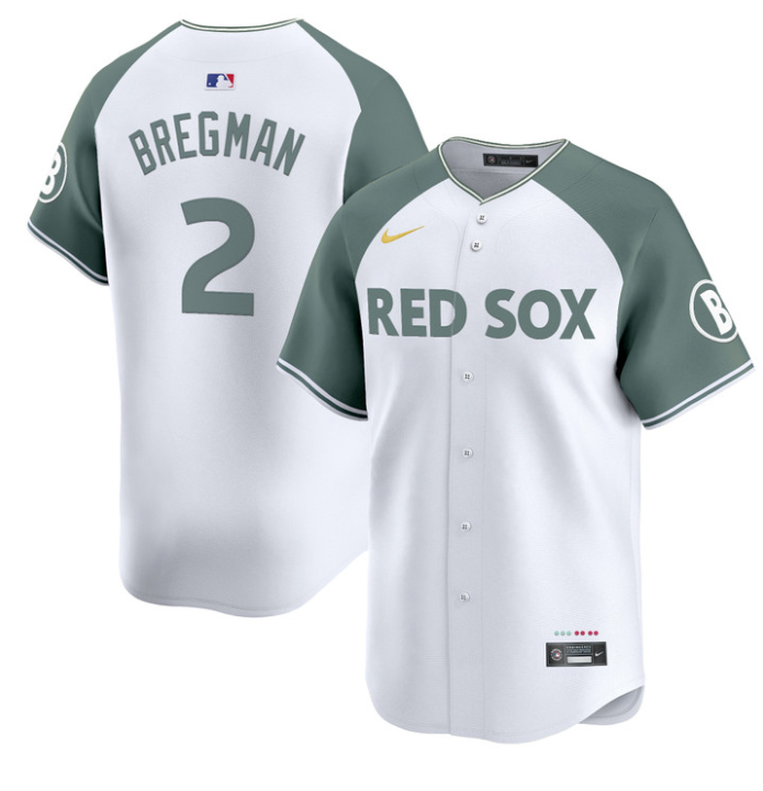 Alex Bregman Jersey #2 Boston Red Sox 2025 City Connect Vapor Premier Limited Stitched