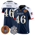 Alex Tecza Jersey #46 Navy Midshipmen 250th Anniversary Stitched