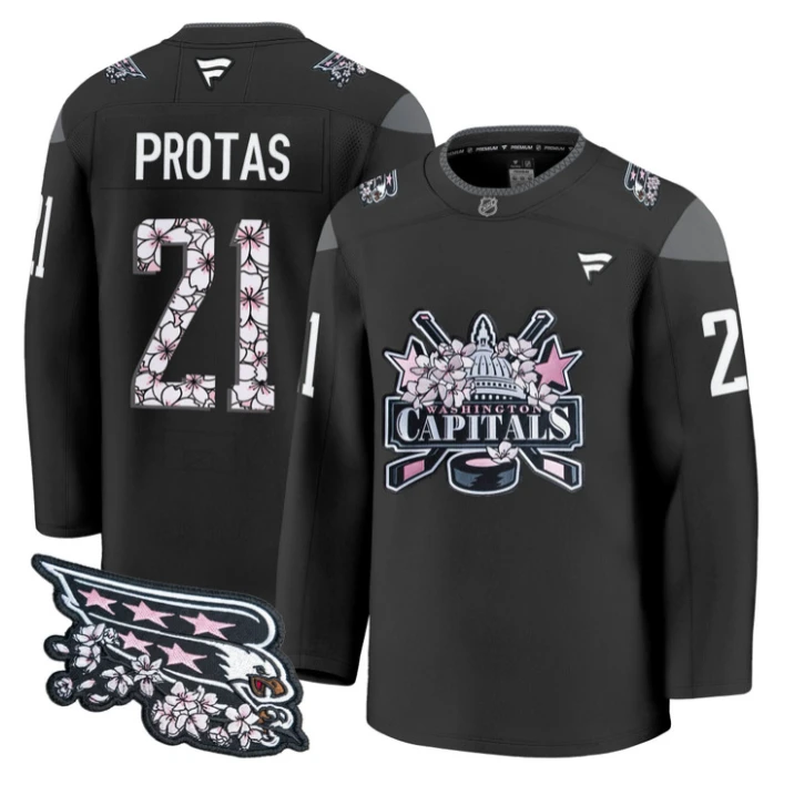 Aliaksei Protas Jersey #21 Washington Capitals 2026 Premium Stitched