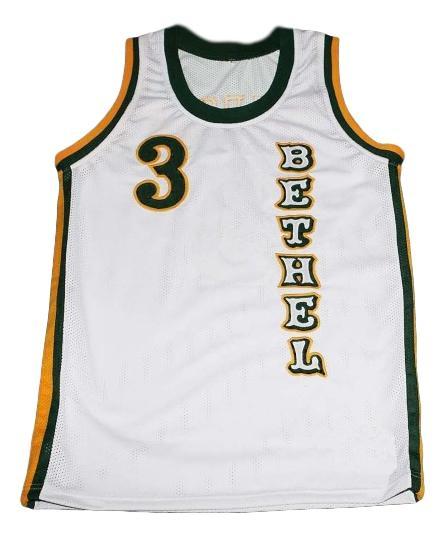 Allen Iverson Jersey #3 Bethel High School Basketball Sewn White