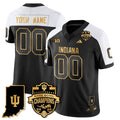 Custom Indiana Hoosiers Vapor Limited Football Gold Jersey - Rose Bowl Champions