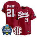 Ana Roman Jersey #21 Alabama Softball 2026 World Series Stitched
