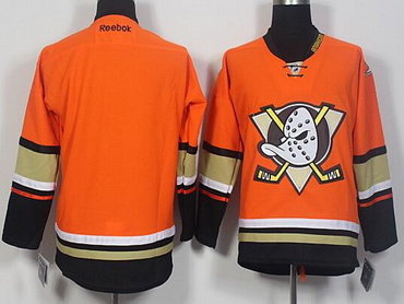 Anaheim Ducks Reebok Orange Alternate Hockey Jersey Stitched