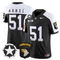 Andon Thomas Jersey #51 Army Black Knights 2025 Screaming Eagles Stitched