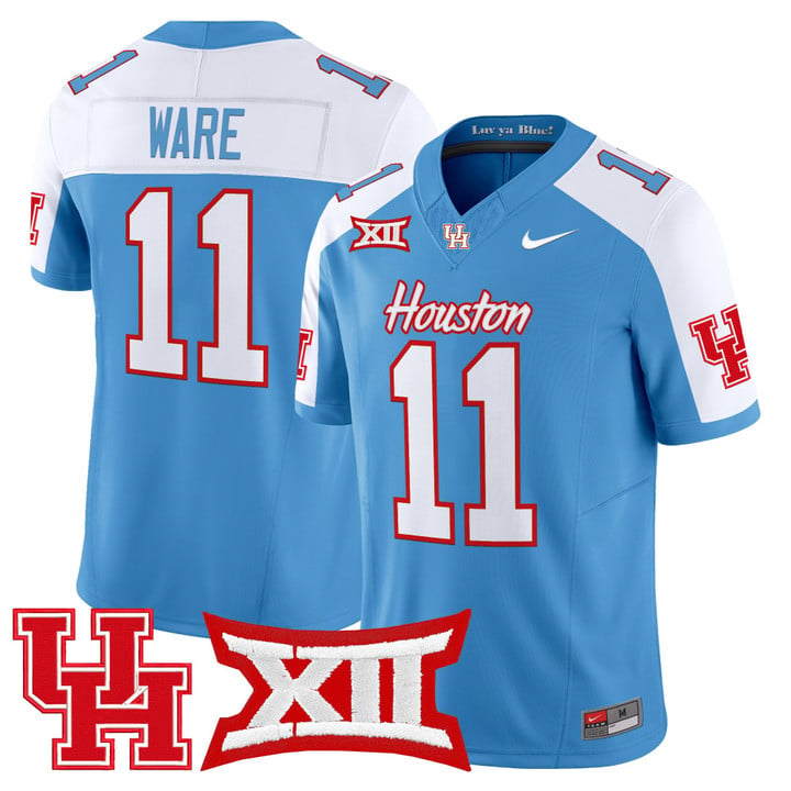 Andre Ware Jersey #11 Houston Cougars 2025 Oilers Inspired Stitched Alter