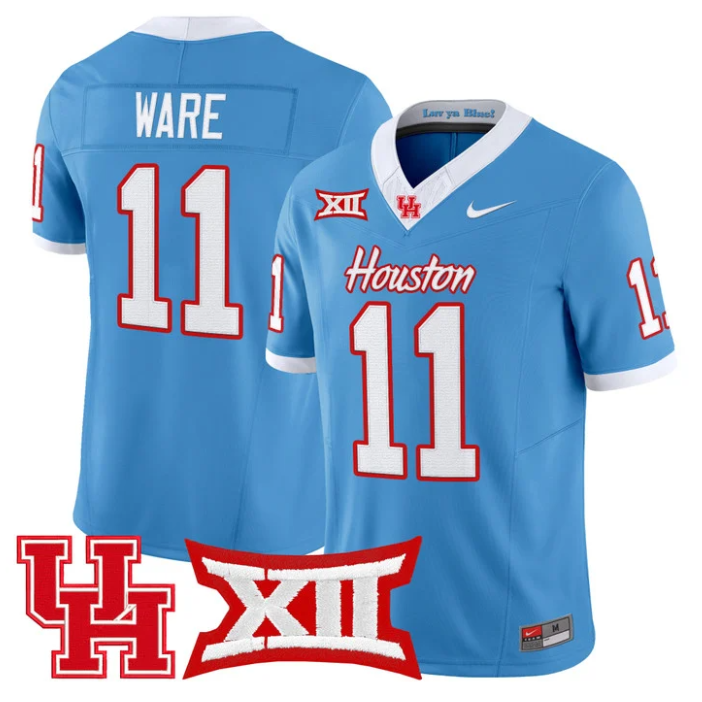 Andre Ware Jersey #11 Houston Cougars 2025 Vapor Limited Stitched