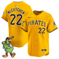 Andrew Mccutchen Jersey #22 Pittsburgh Pirates Pirate Parrot Patch Premier Limited Stitched