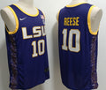 Angel Reese Jersey #10 Lsu Tigers College Basketball Stitched White