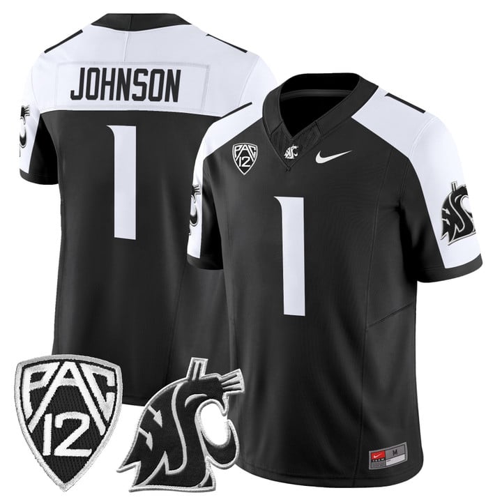 Angel Johnson Jersey #1 Washington State Cougars 2025 Vapor Stitched
