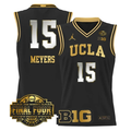 Ann Meyers Jersey #15 UCLA Bruins 2026 Final Four Patch Stitched Black Gold
