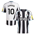 Anthony Gordon #10 Newcastle United 2025-26 Home Match Jersey – White Black