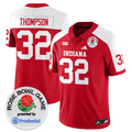Anthony Thompson Jersey #32 Indiana Hoosiers Vapor Rose Bowl Patch Stitched