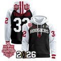 Anthony Thompson Pullover Hoodie #33 Hoosiers 2025 National Champions Stitched