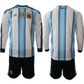 Argentina Blank Long Sleeve Jersey National Team x World Cup 2026 Home White On Field Soccer