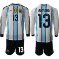 Argentina #13 ROMERO Jersey Long Sleeve National Team x World Cup 2026 Home White On Field Soccer