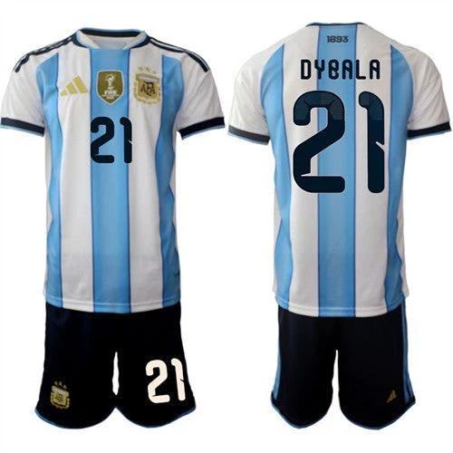 Argentina #21 DYBALA Jersey National Team x World Cup 2026 Home White On Field Soccer