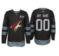 Arizona Coyotes Black 1917-2017 100th Anniversary Stitched NHL Custom Jersey