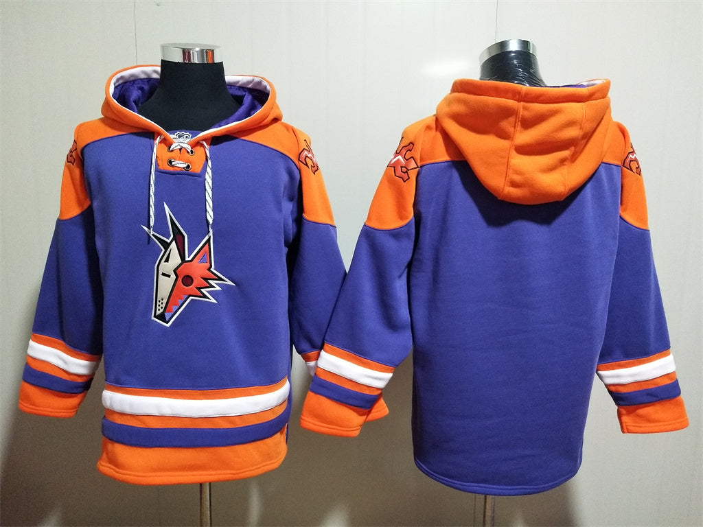 Arizona Coyotes Team Blank Pullover Hoodie Orange