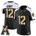 Army Jersey #12 Army Black Knights 2025 Vapor Limited Stitched