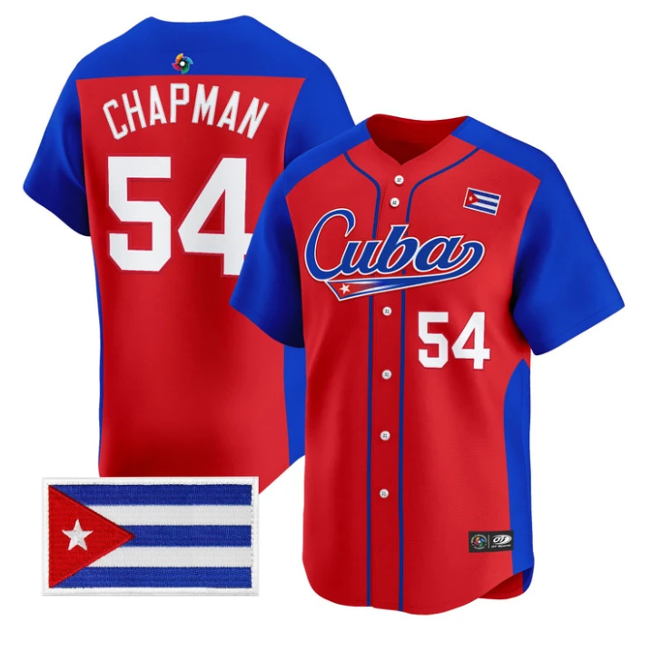 Aroldis Chapman Jersey #54 Team Cuba 2026 World Baseball Stitched