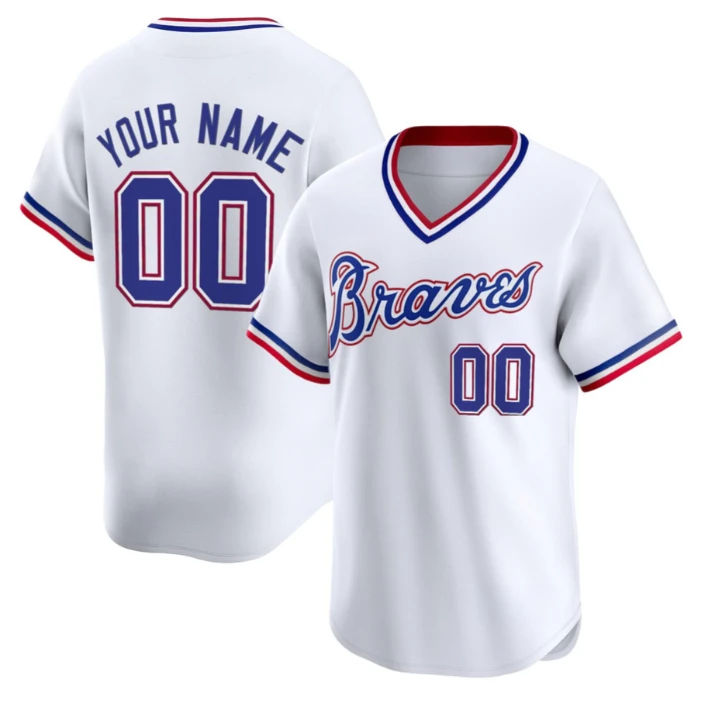 Atlanta Braves 1980 Throwback Custom Jersey - All Stitched