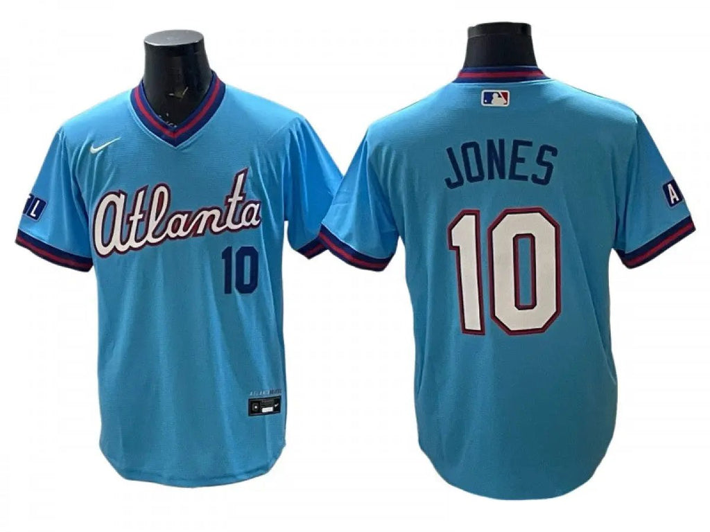 Atlanta Braves #10 Chipper Jones 2026 City Connect Jersey - Powder Blue