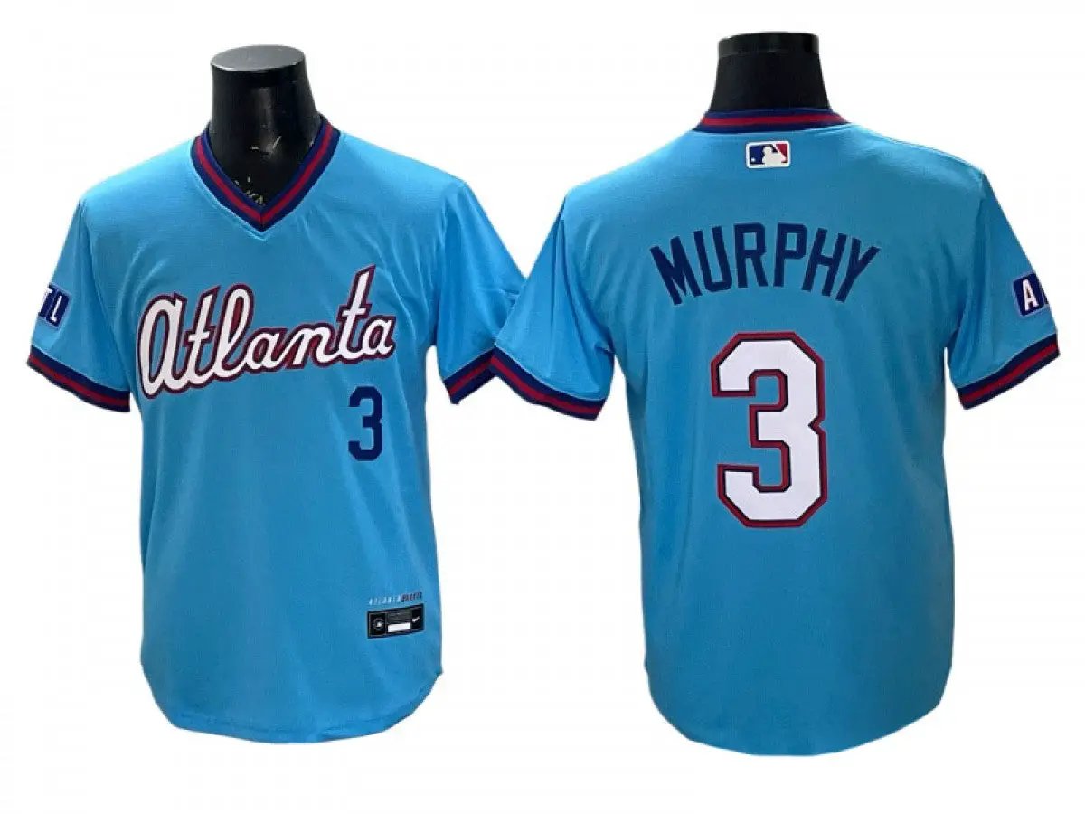Atlanta Braves #3 Dale Murphy 2026 City Connect Jersey - Powder Blue