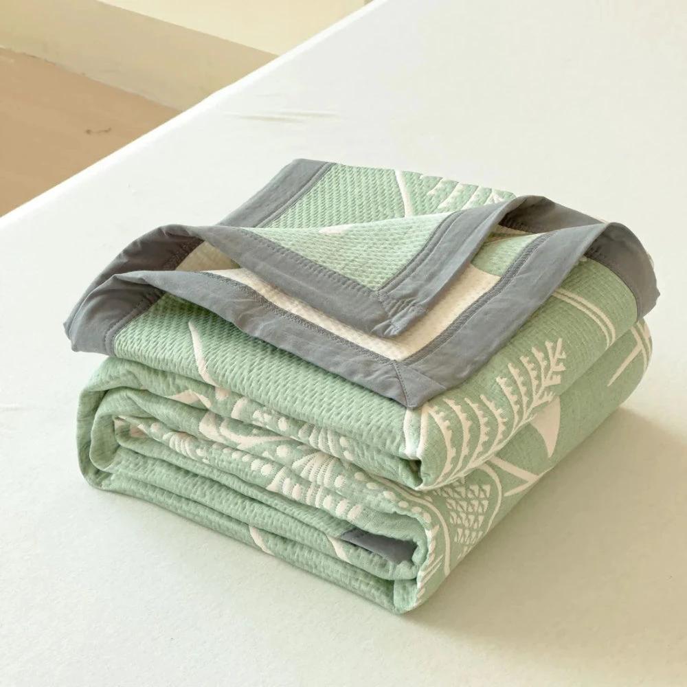 Aurea Reversible Cotton Gauze Blanket