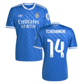 Aurelien Tchouameni #14 Real Madrid 2025-26 Third Match Jersey – Blue