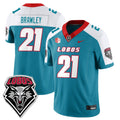 Austin Brawley Jersey #21 UNM Lobo Football 2025 All Stitched