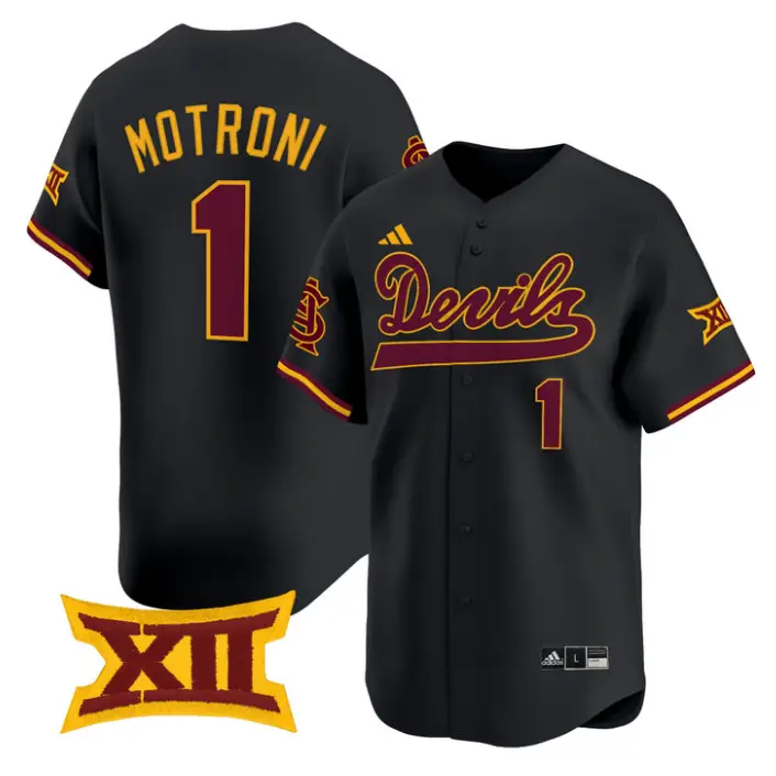 Avery Motroni Jersey #1 Sun Devils 2026 Softball Vapor Premier Stitched