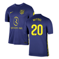 Axel Witsel 20 Atlético de Madrid 2025-26 Away Match Jersey – Navy