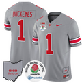 Buckeyes Jersey #1 Ohio State Buckeyes Rose Bowl Vapor Limited