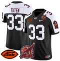 Bhayshul Tuten Jersey #33 Virginia Tech Hokies Coach Frank Beamer