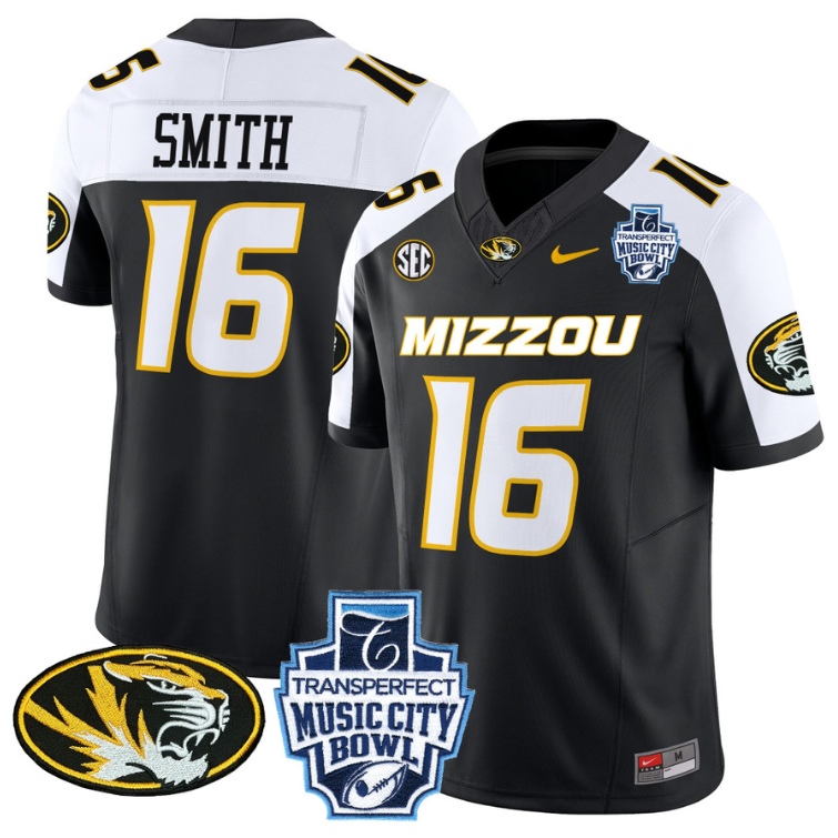 Brad Smith Jersey #16 Missouri Tigers 2024 Music City Bowl