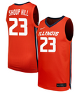 Brynn Shoup Hill Jersey #23 Illinois Fighting Illini NIL Basketball Orange