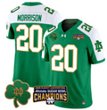 Benjamin Morrison Jersey #20 Notre Dame 2025 Sugar Bowl Champions