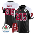 Bama Jersey #205 Alabama Crimson Tide 2026 Rose Bowl Patch Stitched