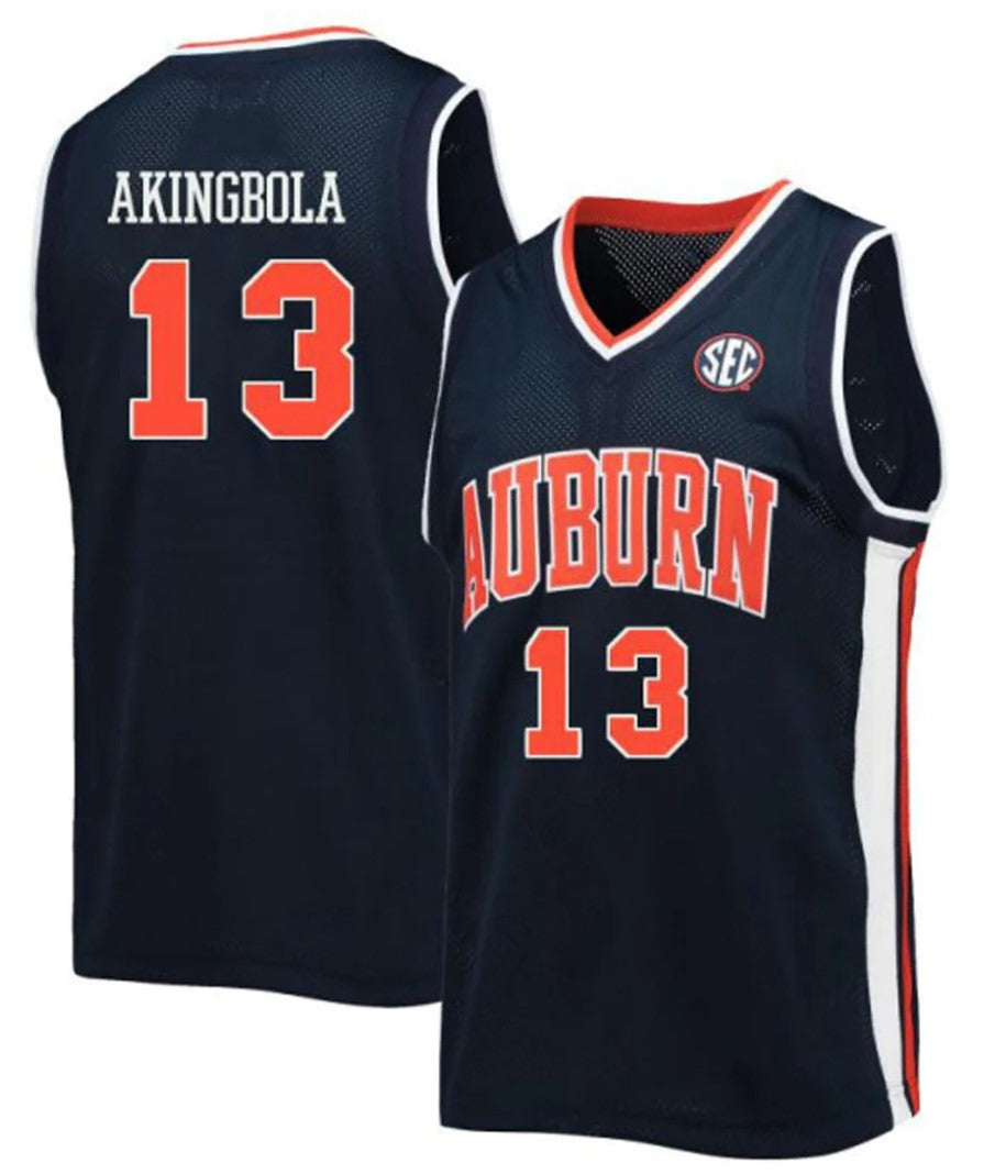Babatunde Akingbola Jersey Auburn Tigers College Basketball #13