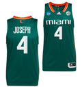Bensley Joseph Jersey #4 Miami Hurricanes 2023 NCAA March Madness Green College Basketball