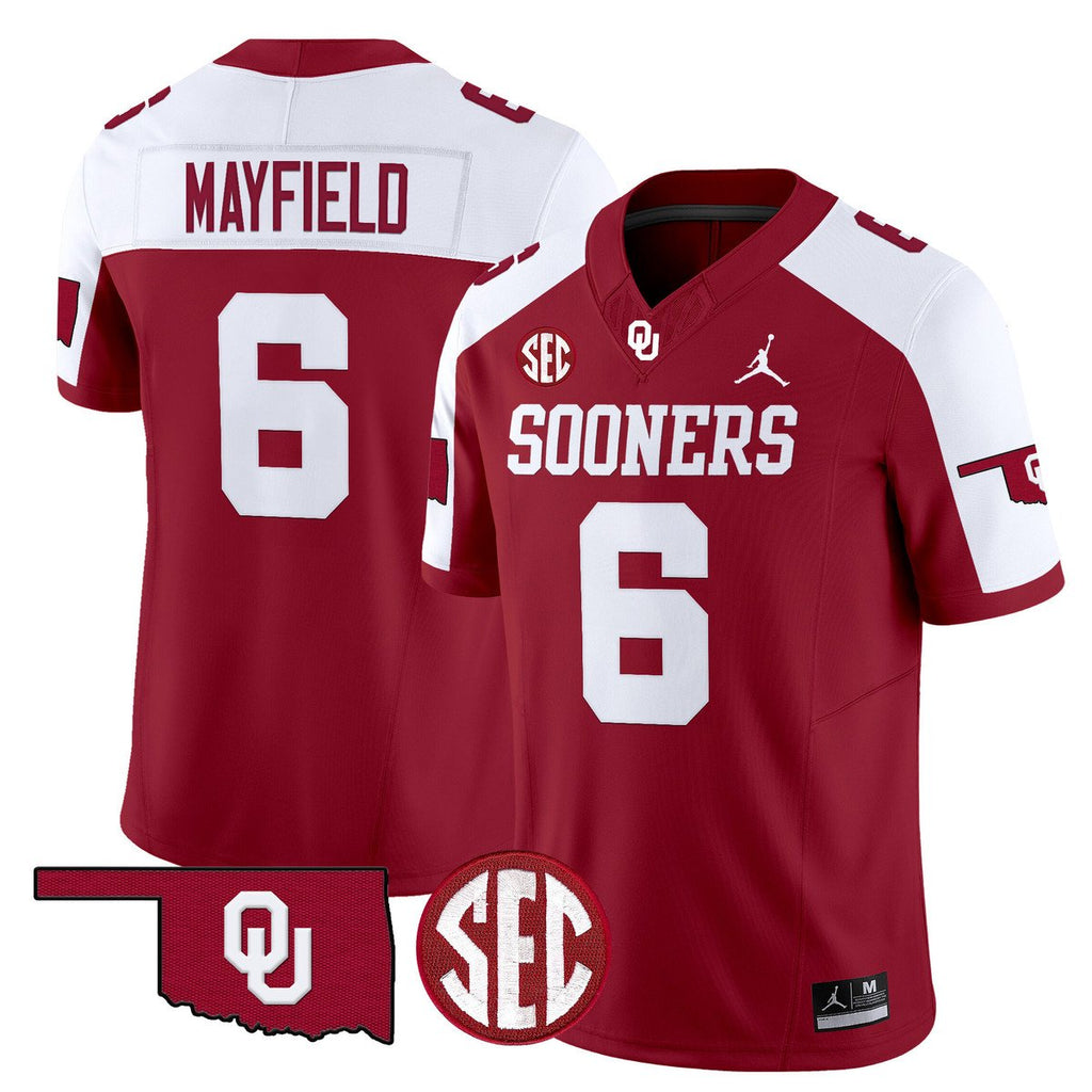 Baker Mayfield Jersey #6 Oklahoma Sooners 2025 Limited Stitched