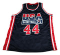 Barack Obama Jersey #44 Team USA New Basketball Navy Blue Stitched