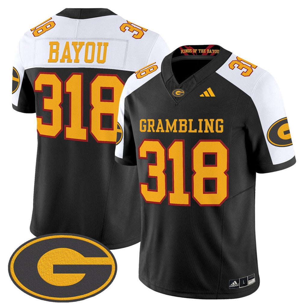 Bayou Jersey #318 Grambling Tigers 2025 Vapor Limited Stitched