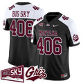Big Sky Jersey #406 Montana Grizzlies 2025 Vapor Limited Stitched