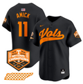 Billy Amick Jersey #11 Tennessee Vols 2024 Champions Stitched Black