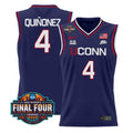 Blanca Quiñonez Jersey #4 UConn Huskies 2026 Final Four Stitched Navy