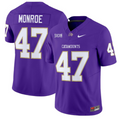 Blue Monroe Jersey #47 Western Carolina Catamounts Football Purple