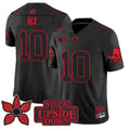 Bo Nix Jersey #10 Oregon Ducks Stranger Things Edition Vapor Limited Stitched